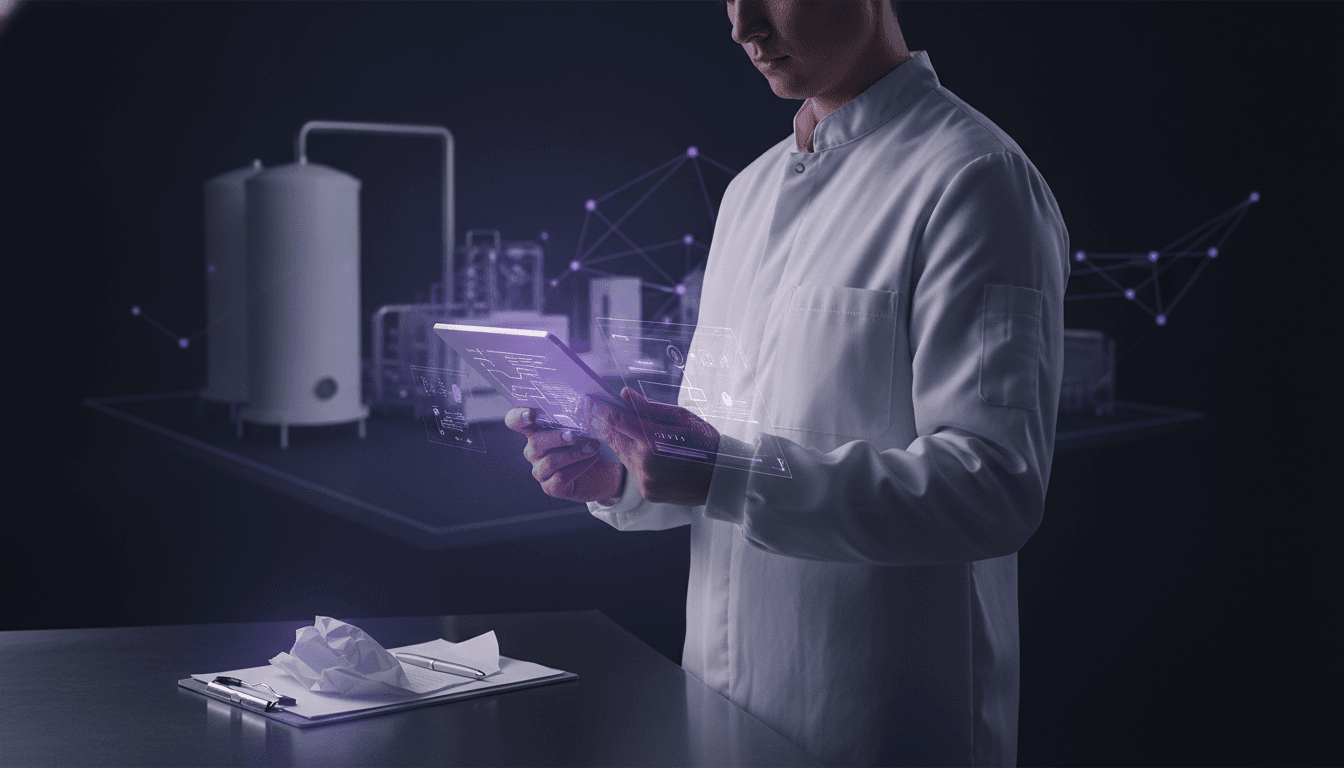 From paper MBR to digital recipe: the challenge is not the tablet